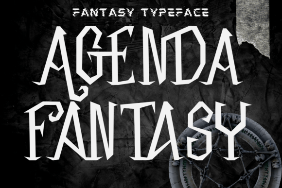 Agenda Fantasy: A Spooky Typeface for Halloween Projects