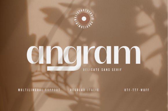 Angram: The Refined Sans Serif for Modern Luxury Branding