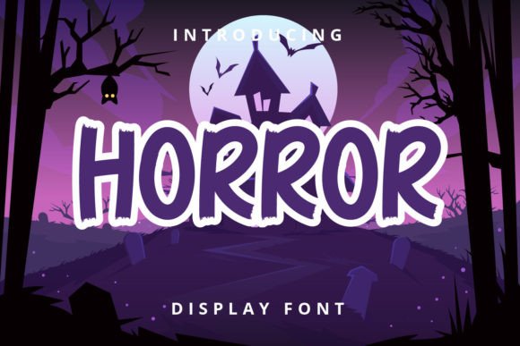 Horror: The Bold Display Font for Halloween and Beyond