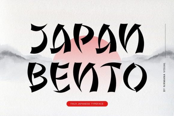Japan Bento: A Modern Display Font for Striking Visuals