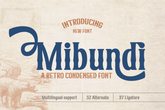 Mibundi: A Classic Font for Modern Retro Projects