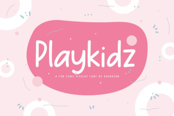 Playkidz: A Modern Display Font for Bold Designs