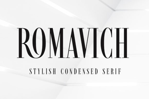 Romavich: A Modern Serif for Bold Visual Stories