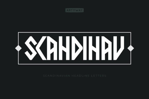 Scandinav: A Modern Display Font for Creative Projects