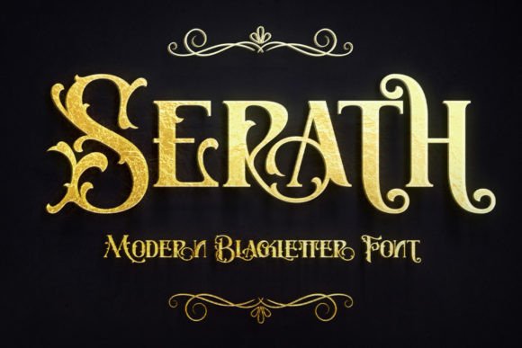 Serath: A Blackletter Font for Bold Branding