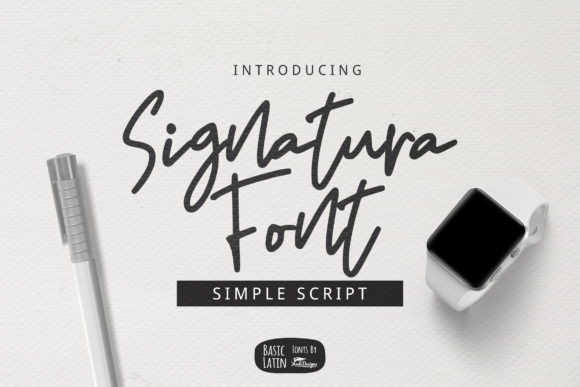 Signatura Script: The Handwritten Font with a Unique Touch