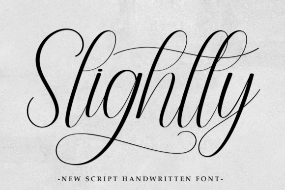 Slightly: The Sweet, Friendly Handwritten Font for Every Creative Project