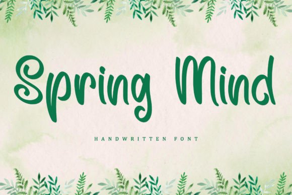 Spring Mind: An Enchanting Script for Modern Branding