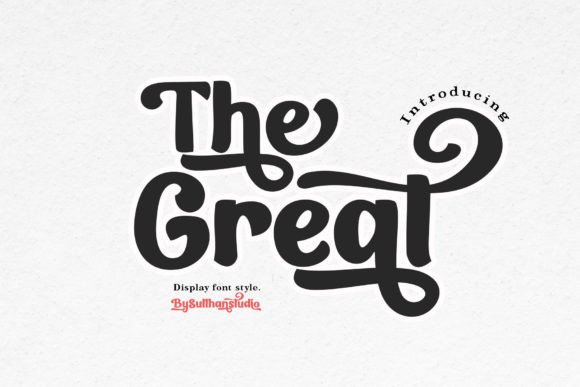 The Great: A Bold Retro Script Font for Modern Designs
