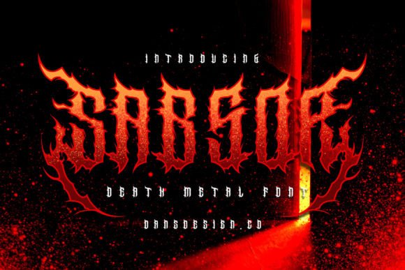 Unleashing Sabsor: The Definitive Guide to a Metal Horror Blackletter Font
