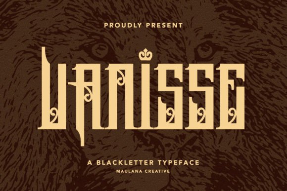 Vanisse: A Blackletter Font for Modern, Confident Design